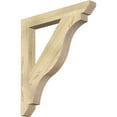 thumbnail image 1 of Ekena Millwork 4"W x 34"D x 38"H Funston Slat Rough Sawn Bracket, Douglas Fir, 1 of 4