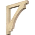 thumbnail image 1 of Ekena Millwork 4"W x 34"D x 38"H Imperial Block Rough Sawn Bracket, Douglas Fir, 1 of 4