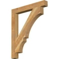 thumbnail image 1 of Ekena Millwork 4"W x 34"D x 40"H Balboa Block Rough Sawn Bracket, Western Red Cedar, 1 of 4