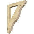 thumbnail image 1 of Ekena Millwork 4"W x 34"D x 42"H Funston Arts & Crafts Rough Sawn Bracket, Douglas Fir, 1 of 4