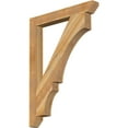 thumbnail image 1 of Ekena Millwork 4"W x 34"D x 46"H Balboa Slat Rough Sawn Bracket, Western Red Cedar, 1 of 4