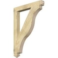 thumbnail image 1 of Ekena Millwork 4"W x 34"D x 46"H Funston Arts & Crafts Rough Sawn Bracket, Douglas Fir, 1 of 4