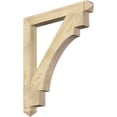 thumbnail image 1 of Ekena Millwork 4"W x 36"D x 42"H Merced Arts & Crafts Rough Sawn Bracket, Douglas Fir, 1 of 4