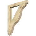 thumbnail image 1 of Ekena Millwork 4"W x 36"D x 44"H Funston Arts & Crafts Rough Sawn Bracket, Douglas Fir, 1 of 4