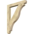 thumbnail image 1 of Ekena Millwork 4"W x 36"D x 44"H Funston Craftsman Rough Sawn Bracket, Douglas Fir, 1 of 4