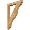 thumbnail image 1 of Ekena Millwork 4"W x 36"D x 48"H Funston Arts & Crafts Rough Sawn Bracket, Western Red Cedar, 1 of 4