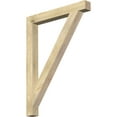 thumbnail image 1 of Ekena Millwork 4"W x 36"D x 48"H Traditional Block Rough Sawn Bracket, Douglas Fir, 1 of 4