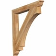 thumbnail image 1 of Ekena Millwork 4"W x 38"D x 38"H Imperial Traditional Rough Sawn Bracket, Western Red Cedar, 1 of 13