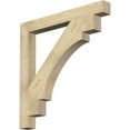 thumbnail image 1 of Ekena Millwork 4"W x 38"D x 38"H Merced Block Rough Sawn Bracket, Douglas Fir, 1 of 25