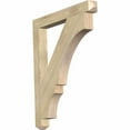 thumbnail image 1 of Ekena Millwork 4"W x 38"D x 44"H Balboa Craftsman Rough Sawn Bracket, Douglas Fir, 1 of 13