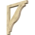thumbnail image 1 of Ekena Millwork 4"W x 38"D x 44"H Funston Block Rough Sawn Bracket, Douglas Fir, 1 of 4