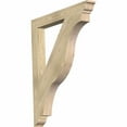 thumbnail image 1 of Ekena Millwork 4"W x 38"D x 44"H Funston Traditional Rough Sawn Bracket, Douglas Fir, 1 of 13