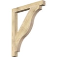 thumbnail image 1 of Ekena Millwork 4"W x 38"D x 46"H Funston Block Rough Sawn Bracket, Douglas Fir, 1 of 4