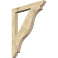 thumbnail image 1 of Ekena Millwork 4"W x 38"D x 46"H Funston Slat Rough Sawn Bracket, Douglas Fir, 1 of 4
