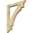 thumbnail image 1 of Ekena Millwork 4"W x 38"D x 46"H Merced Traditional Rough Sawn Bracket, Douglas Fir, 1 of 4