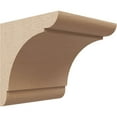 thumbnail image 1 of 4"W x 4"D x 4"H Wide Olympic Rough Cedar Woodgrain TimberThane Corbel, Primed Tan, 1 of 6