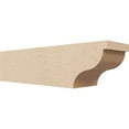 thumbnail image 1 of Ekena Millwork 4"W x 4"H x 16"L Garner Woodgrain TimberThane Rafter Tail, Primed Tan, 1 of 6
