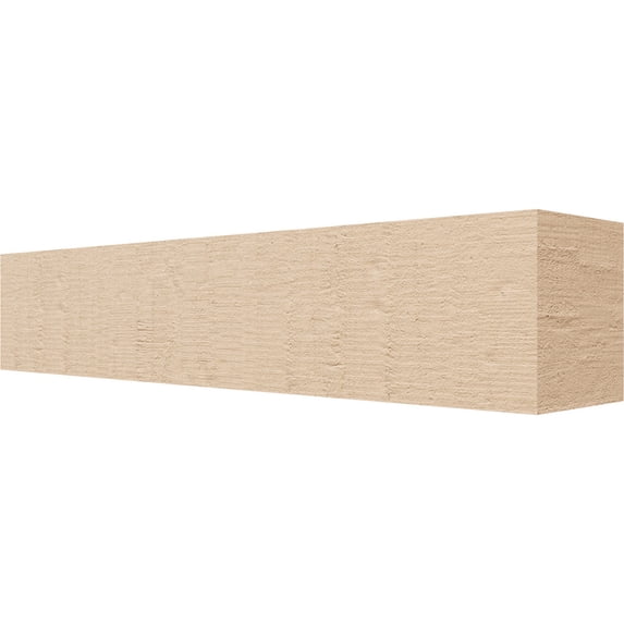 Ekena Millwork 4"W x 4"H x 20"L Block Woodgrain TimberThane Rafter Tail, Primed Tan
