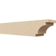 thumbnail image 1 of Ekena Millwork 4"W x 4"H x 20"L Mediterranean Woodgrain TimberThane Rafter Tail, Primed Tan, 1 of 6