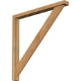 thumbnail image 1 of Ekena Millwork 4"W x 40"D x 40"H Traditional Block Rough Sawn Bracket w/ Offset Brace, Western Red Cedar, 1 of 25