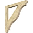 thumbnail image 1 of Ekena Millwork 4"W x 46"D x 46"H Funston Craftsman Rough Sawn Bracket, Douglas Fir, 1 of 4