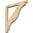 thumbnail image 1 of Ekena Millwork 4"W x 48"D x 48"H Funston Block Rough Sawn Bracket, Douglas Fir, 1 of 4