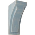 thumbnail image 1 of Ekena Millwork 4"W x 5 3/4"D x 10"H Medium Felix Wood Vintage Decor Corbel, Driftwood Blue, 1 of 6