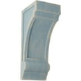 thumbnail image 1 of Ekena Millwork 4"W x 5"D x 10"H Diane Recessed Wood Vintage Decor Corbel, Driftwood Blue, 1 of 1