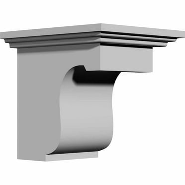 Ekena Millwork 4"W x 6"D x 6"H Legacy Bracket (2-Pack)