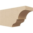 thumbnail image 1 of Ekena Millwork 4"W x 6"H x 12"L Asheboro Woodgrain TimberThane Rafter Tail, Primed Tan, 1 of 6