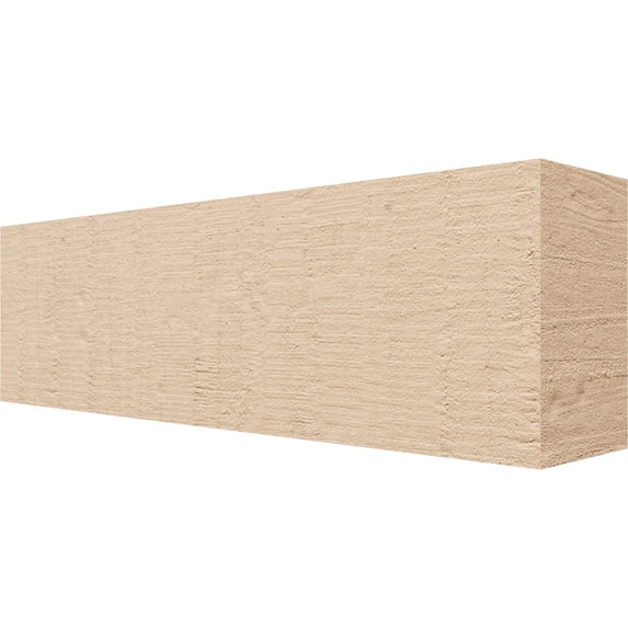 Ekena Millwork 4"W x 6"H x 20"L Block Woodgrain TimberThane Rafter Tail, Primed Tan
