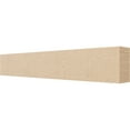 thumbnail image 1 of Ekena Millwork 4"W x 6"H x 36"L Block Woodgrain TimberThane Rafter Tail, Primed Tan, 1 of 6