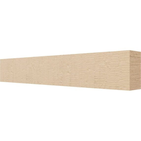 Ekena Millwork 4"W x 6"H x 36"L Block Woodgrain TimberThane Rafter Tail, Primed Tan