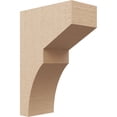 thumbnail image 1 of 4"W x 8"D x 12"H Classic Monterey Rough Cedar Woodgrain TimberThane Corbel, Primed Tan, 1 of 6