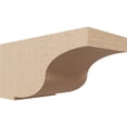 thumbnail image 1 of 4"W x 8"D x 4"H Wide Van Buren Rough Cedar Woodgrain TimberThane Corbel, Primed Tan, 1 of 6