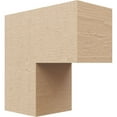 thumbnail image 1 of 4"W x 8"D x 8"H Classic Chapel Hill Rough Cedar Woodgrain TimberThane Corbel, Primed Tan, 1 of 6