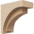 thumbnail image 1 of 4"W x 8"D x 8"H Classic Rivera Rough Cedar Woodgrain TimberThane Corbel, Primed Tan, 1 of 6
