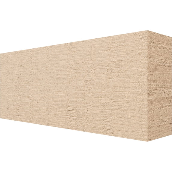 Ekena Millwork 4"W x 8"H x 20"L Block Woodgrain TimberThane Rafter Tail, Primed Tan