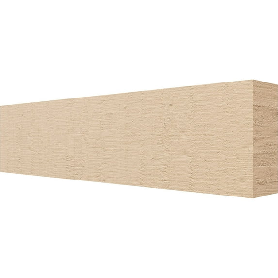 Ekena Millwork 4"W x 8"H x 32"L Block Woodgrain TimberThane Rafter Tail, Primed Tan