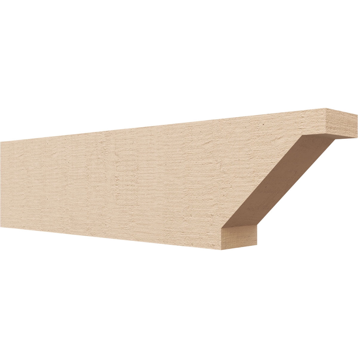 ekena-millwork-4-w-x-8-h-x-32-l-burlington-woodgrain-timberthane-rafter-tail-primed-tan-walmart-com for Free Printable Rafter Tail Templates Ekena Millwork 4