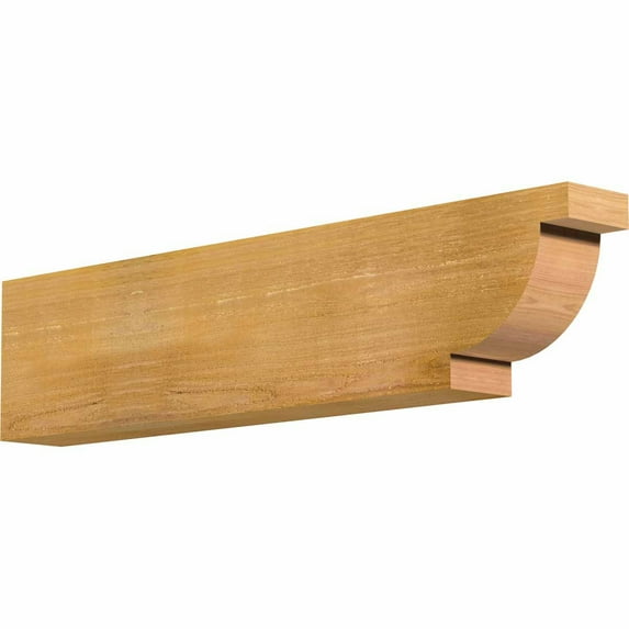 Ekena Millwork 4"W x 8"H x 36"L Alpine Rough Sawn Rafter Tail, Western Red Cedar