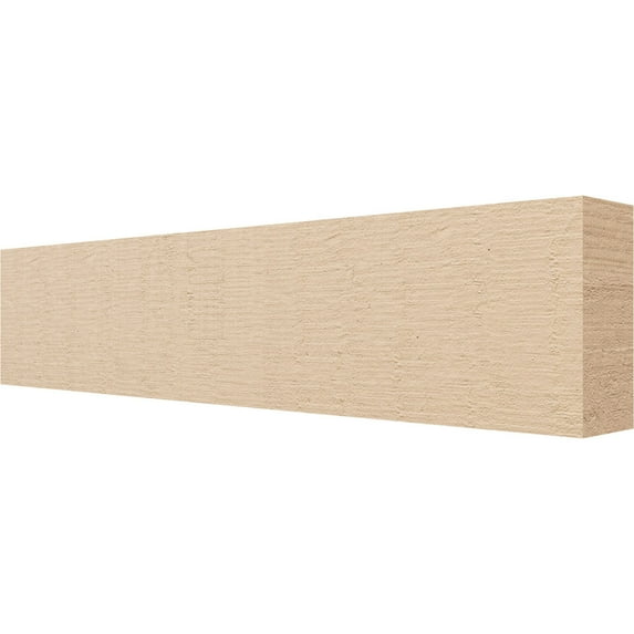 Ekena Millwork 4"W x 8"H x 36"L Block Woodgrain TimberThane Rafter Tail, Primed Tan