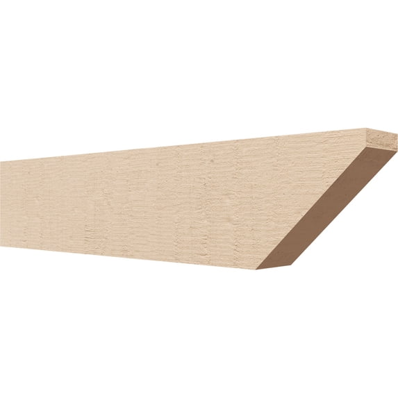 Ekena Millwork 4"W x 8"H x 36"L Concord Woodgrain TimberThane Rafter Tail, Primed Tan