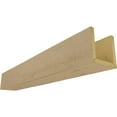 thumbnail image 1 of Ekena Millwork 4"W x 8"H x 8'L 3-Sided (U-beam) Rough Cedar Endurathane Faux Wood Ceiling Beam, Natural Pine, 1 of 10