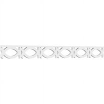Ekena Millwork  4 x 48 in. Pitch 0.62 in. Hazelton Architectural Grade PVC Running Trim