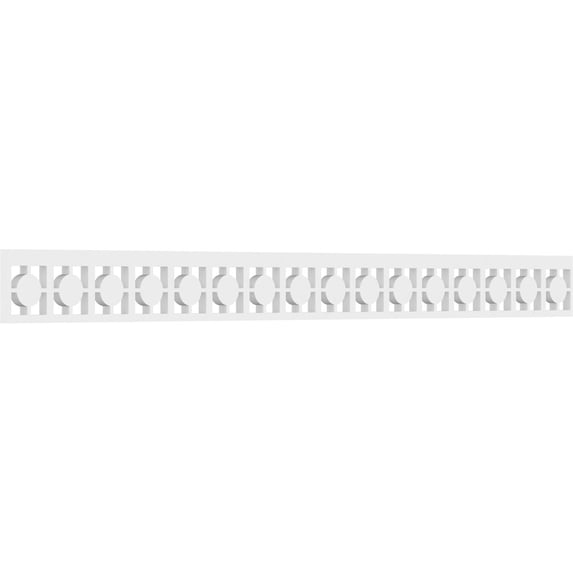 4"H x 5/8"P x 48"L Oakley Architectural Grade PVC Running Trim