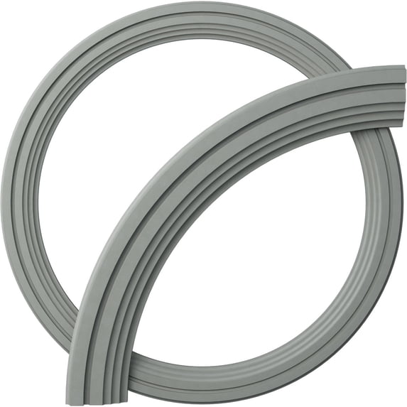 Ekena Millwork 40 1/2"OD x 33 1/4"ID x 3 5/8"W x 1 1/8"P Devon Ceiling Ring Kit