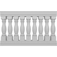 thumbnail image 1 of Ekena Millwork 40"H x 5'L Fiberthane Embassy Unassembled Balustrade Railing Kit, Style D (7" On-Center Spacing to Pass 4" Sphere Code), 1 of 6