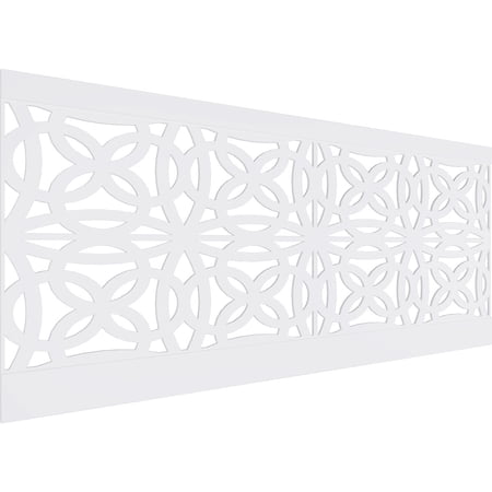 Ekena Millwork 40"H x 94 1/2"W Baytown PVC Wainscot Paneling Kit