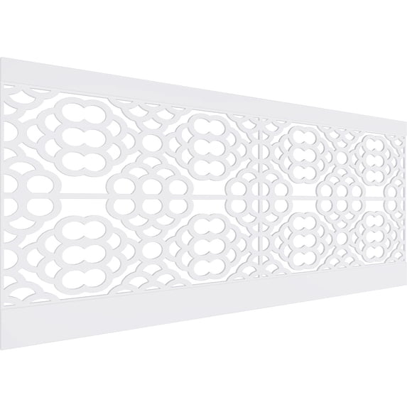 Ekena Millwork 40"H x 94 1/2"W Harlingen PVC Wainscot Paneling Kit